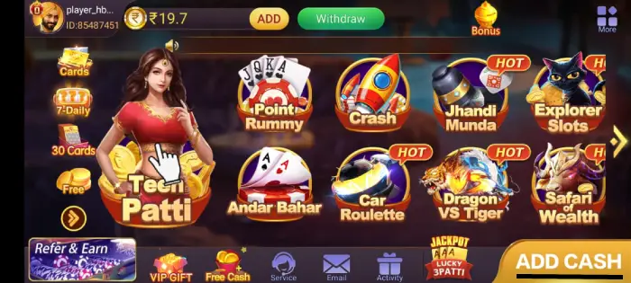 add money to my Teen Patti Master account