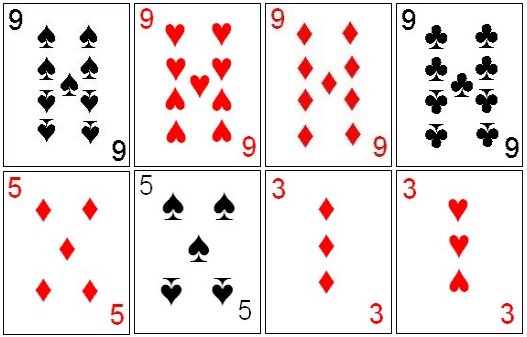 Quad set with pairs
