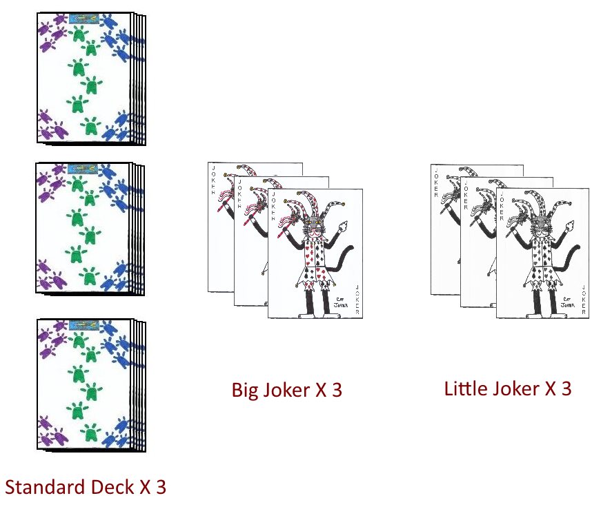 Deck used for the card game Wild Escape Deck used for the card game Wild Escape