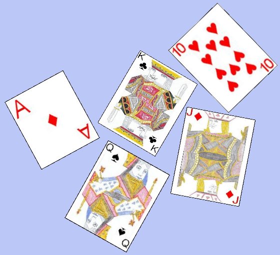 Point scoring cards in Japanese Napoleon Point scoring cards in Japanese Napoleon
