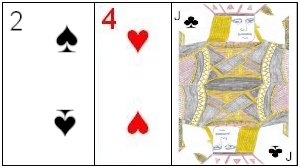 Example High Card combination in Kitti