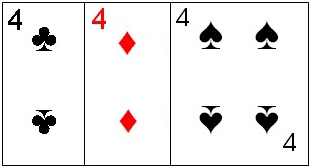 Example Triple Cards combination in Kitti