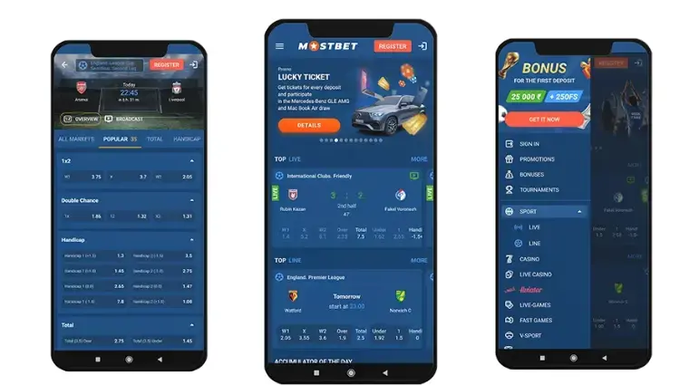 MostBet mobile version MostBet mobile version
