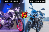 Pulsar NS V/S Yamaha MT