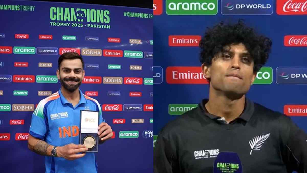 Virat Kohli and Rachin Ravindra