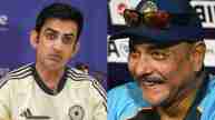 Gautam Gambhir and Ravi Shastri