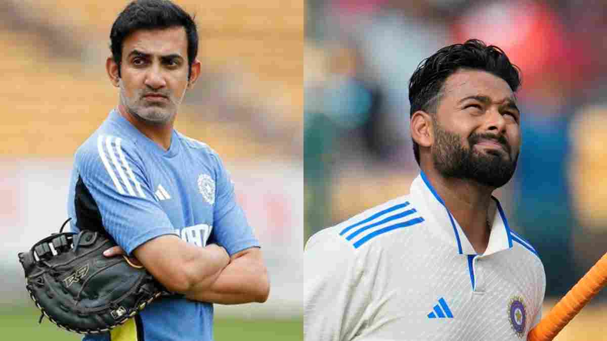 Rishabh Pant and Gautam Gambhir
