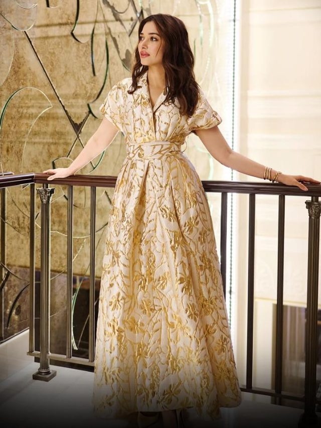 Tamannaah Bhatia Turns Heads In Golden Glam — Pure Royalty