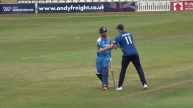 Rocky Flintoff congratulating Vaibhav Suryavanshi