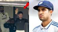 Shubman Gill declaring the innings