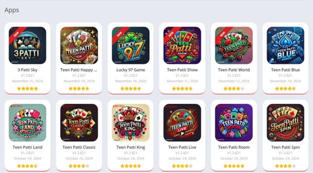 Teen Patti Apps