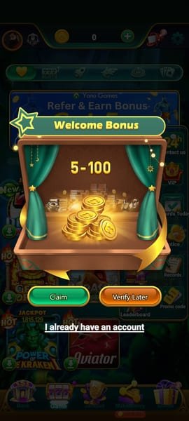 Claim Bonus